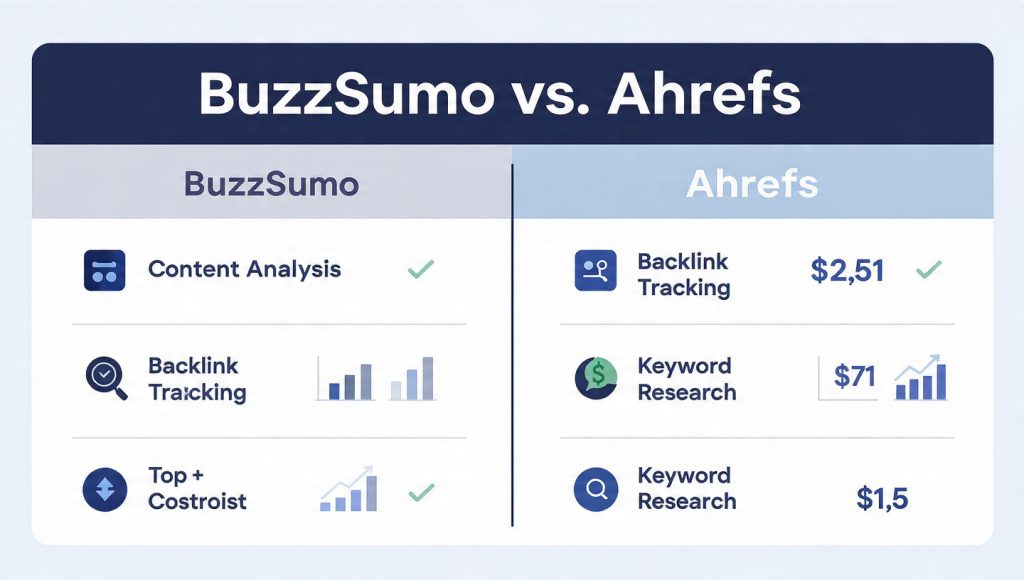 BuzzSumo vs. Ahrefs