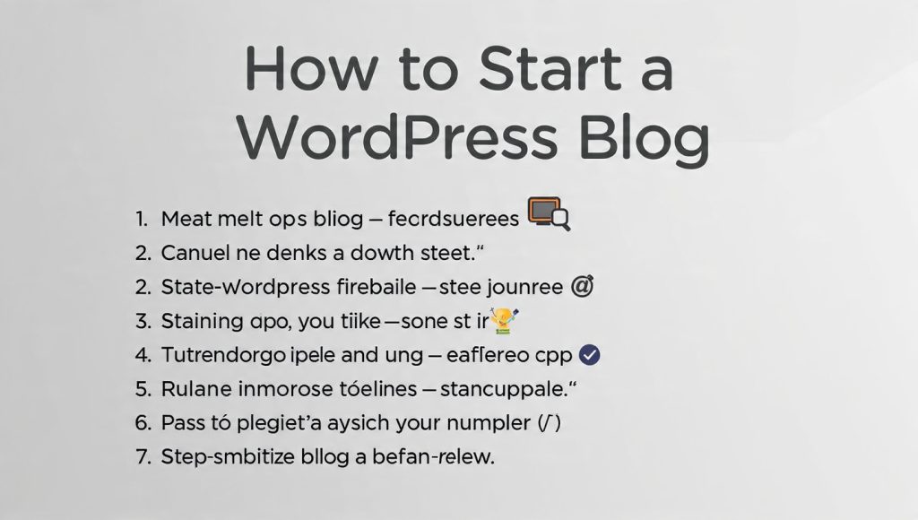 How to Start a WordPress Blog